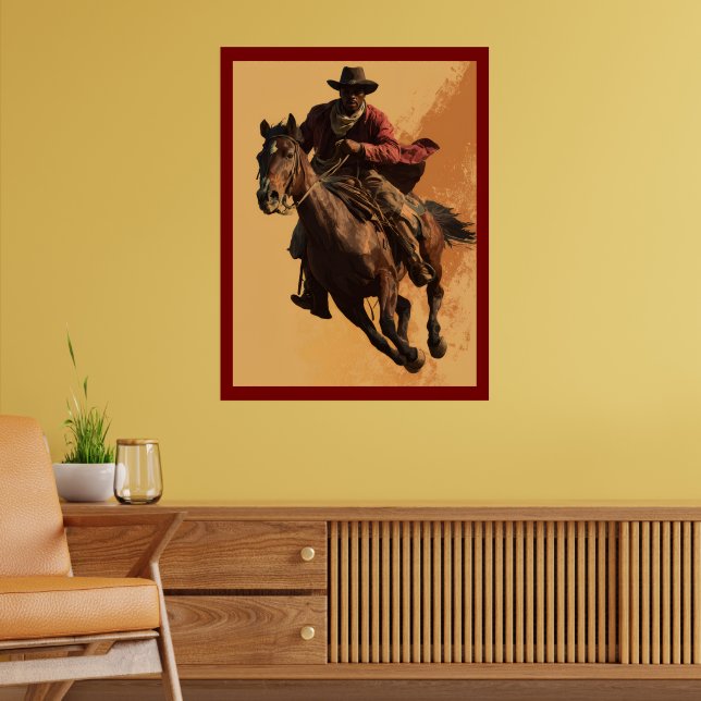 COWBOY UPPHOV # 3 POSTER (Vardagsrum 2)