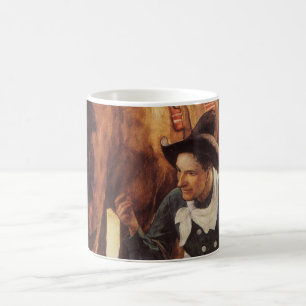 Cowboy vattnar sin häst av NC Wyeth, Vintage konst Kaffemugg