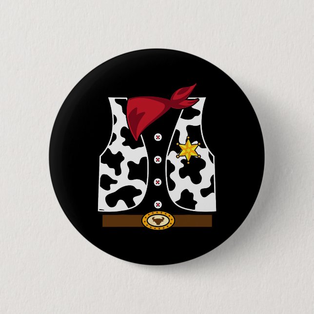 Cowboy Vest Western sheriff Costume Coola Easy Hal Knapp (Framsida)