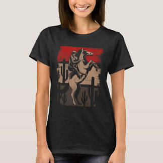 Cowboy Vilda western Land Horseck Riding Horse Ret T Shirt