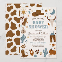 Cowboy Vilda western Rodeo Ranch Baby Shower