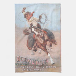 Cowboy Vintage Affisch Kökshanddukar