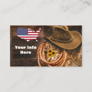 Cowboy Visitkort