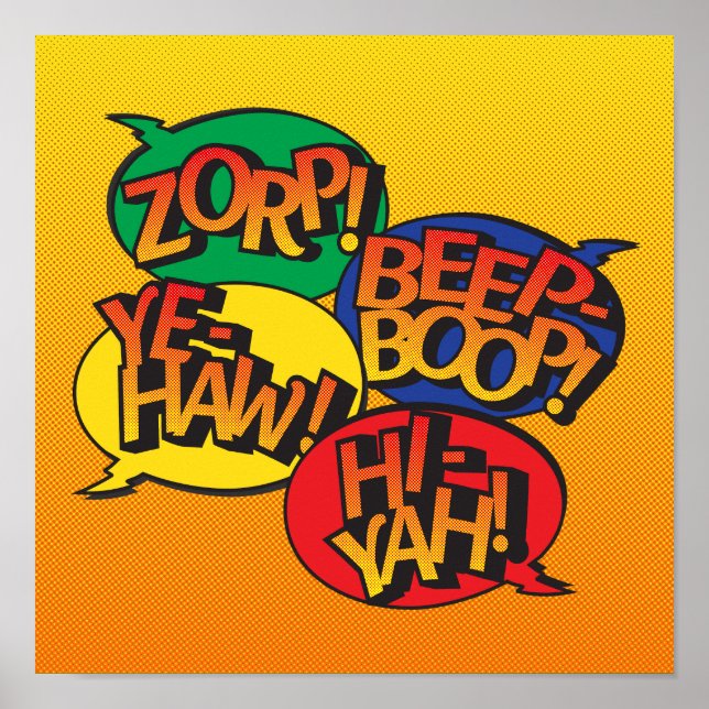 Cowboy vs ninja pop art - primary poster (Framsidan)