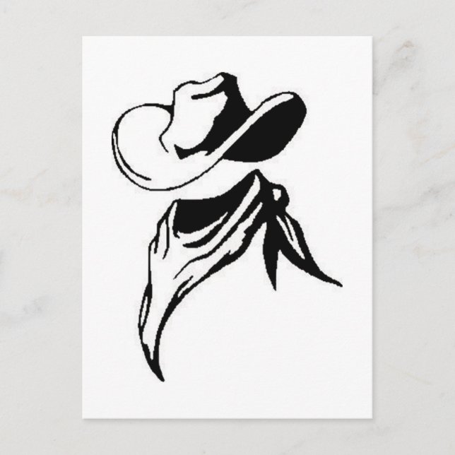 Cowboy Vykort (Framsida)