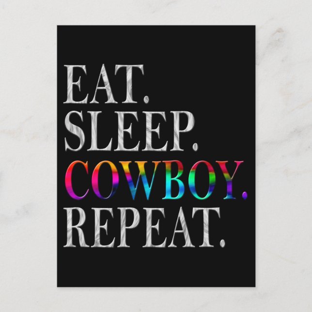 Cowboy Vykort (Framsida)