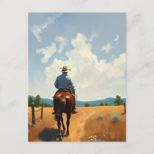 Cowboy Vykort