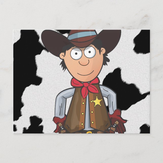 Cowboy Vykort (Framsida)