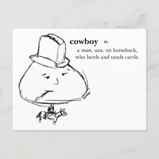 Cowboy Vykort