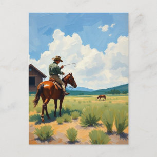 Cowboy Vykort