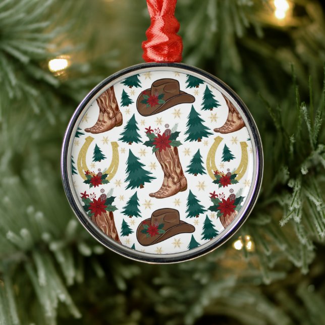 Cowboy Western Christmas Ornament Keepsake (Träd)