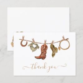 Cowboy Western Clothesline Tackkort