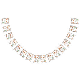 Cowboy Western First Rodeo Födelsedagsfest Vimplar