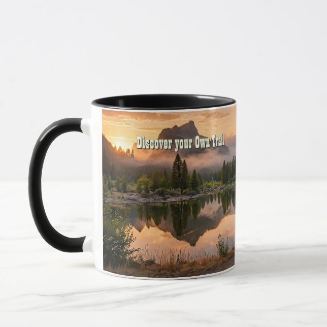 Cowboy Western Ny Stig Inspirerande Mugg (Vänster)