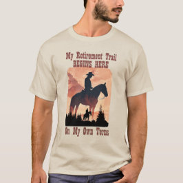 Cowboy Western Pension Active Lifestyle T Shirt