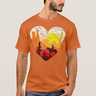 Cowboy Western Riding Horse Equestrian Land Ro T Shirt