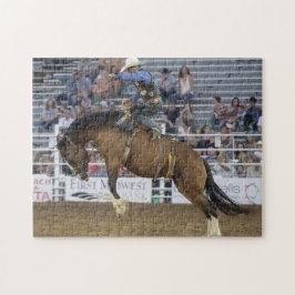 Cowboy Western Rodeo Bucking Horse Corral Pussel