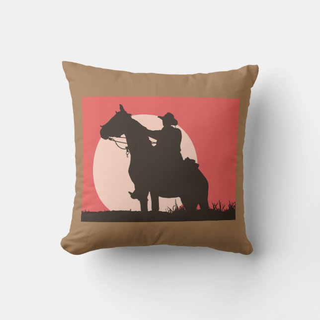 COWBOY WESTERN TEMA PILLOWS KUDDE (Framsida)