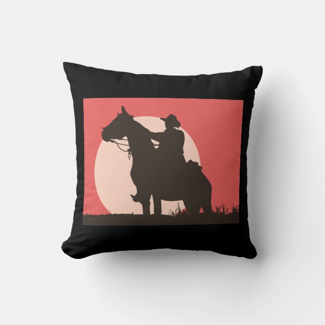 COWBOY WESTERN TEMA PILLOWS KUDDE (Framsida)