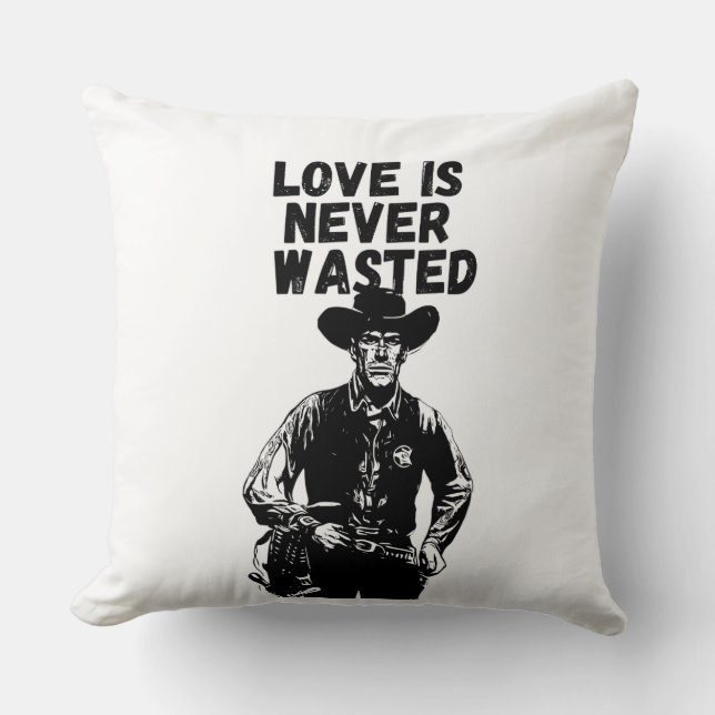 Cowboy Wisdom Kudde (Framsida)