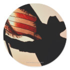 Cowboyanläggning i Stars och stripes, silhuette.