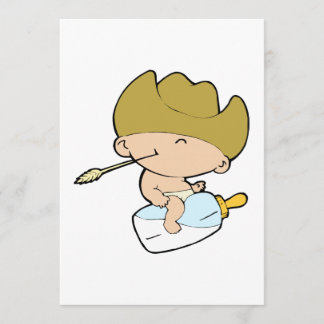 cowboybebis inbjudningar