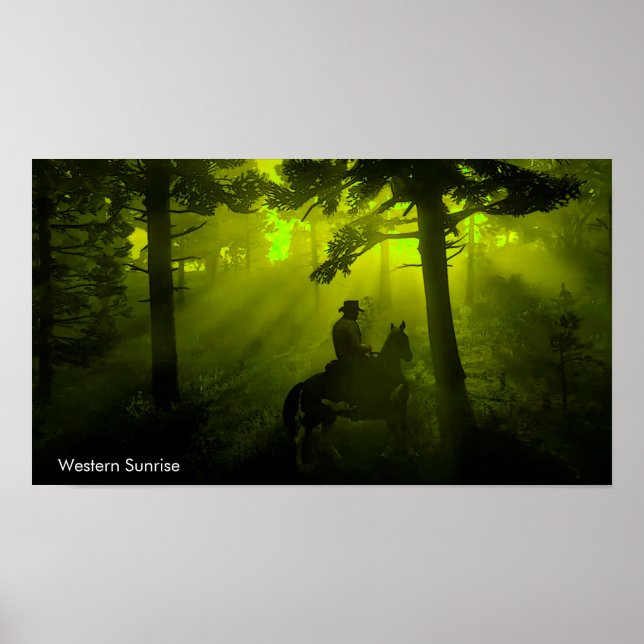 Cowboybild för Poster (Framsidan)