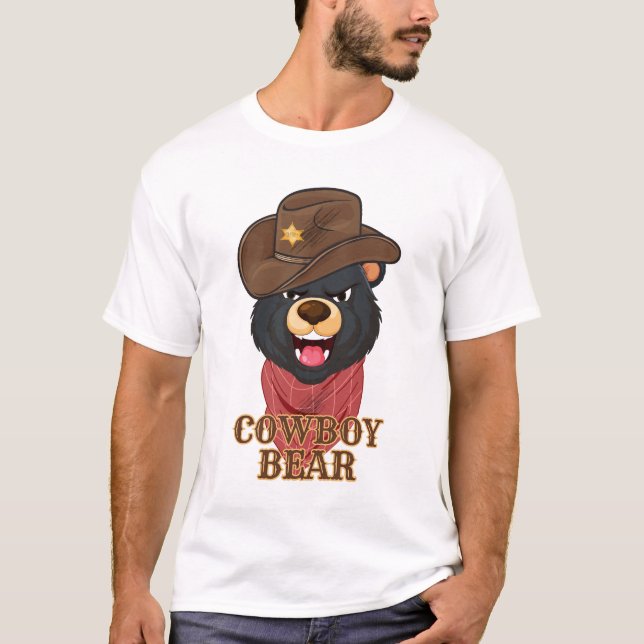 Cowboybjörn T Shirt (Framsida)
