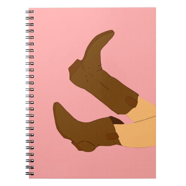 CowboyBoots Anteckningsbok (Framsidan)