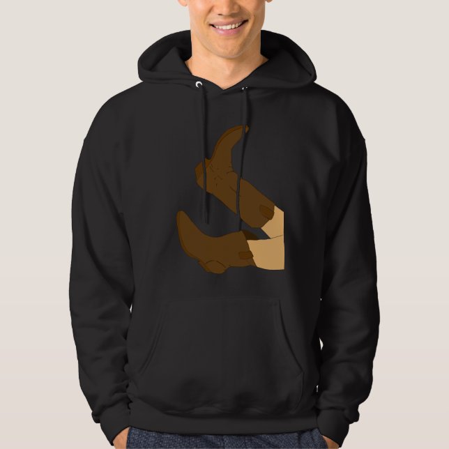 CowboyBoots Hoodie (Framsida)
