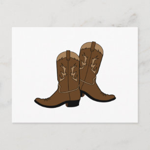 CowboyBoots Vykort