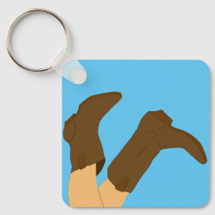 CowboyBoots Yee-Haw Nyckelring