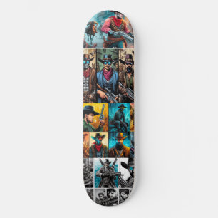 cowboycyborg tecknader mini skateboard bräda 18,5 cm