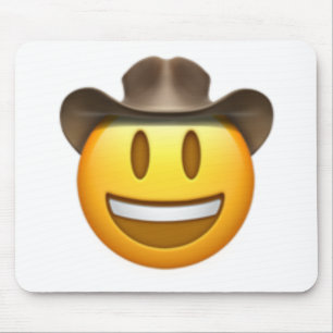 Cowboyemojiansikte Musmatta