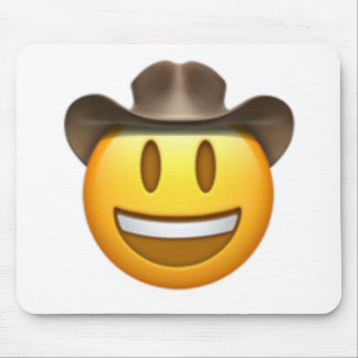 Cowboyemojiansikte Musmatta