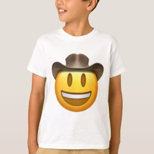 Cowboyemojiansikte T Shirt