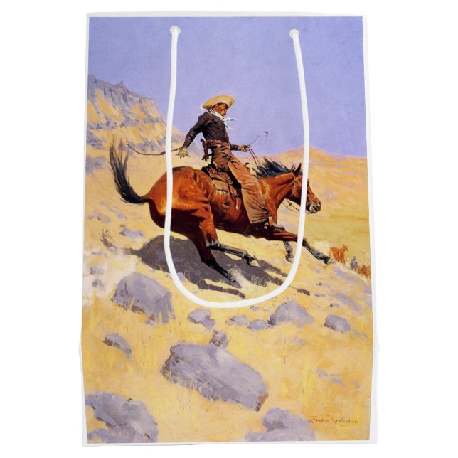 Cowboyen (av Frederic Remington) (Baksidan)