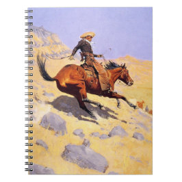 Cowboyen (av Frederic Remington) Anteckningsbok