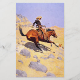 Cowboyen (av Frederic Remington) Brevpapper