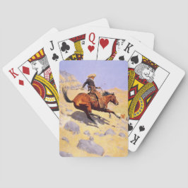 Cowboyen (av Frederic Remington) Casinokort