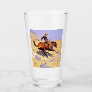 Cowboyen (av Frederic Remington) Glaskopp