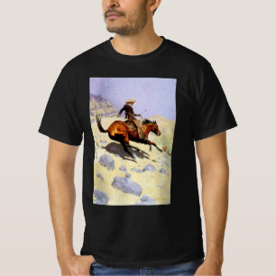 Cowboyen av Remington, Vintage Kavalleri Militär Tröja