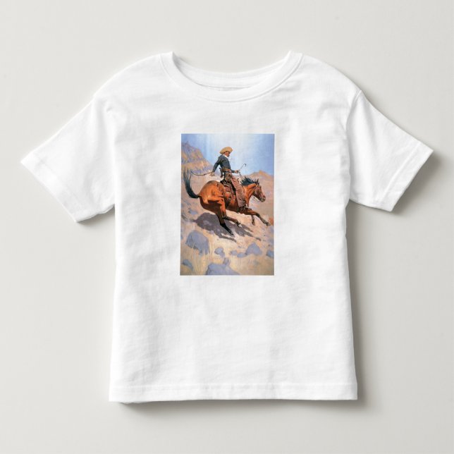 Cowboyen (olja på canvas) t-shirt (Framsida)