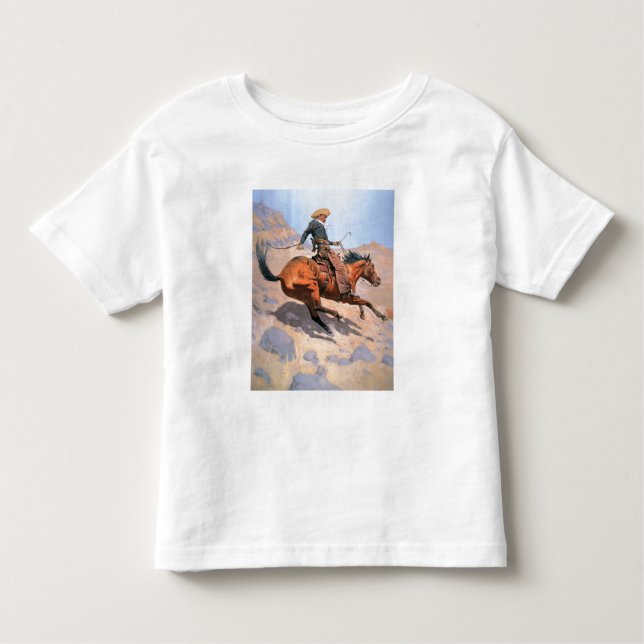 Cowboyen (olja på canvas) tee (Framsida)