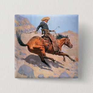 Cowboyen (olja på kanfas) knapp