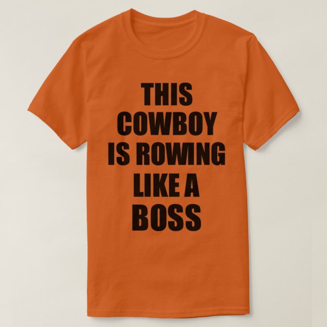 Cowboyen roffar som en Chef-slapp. T Shirt (Design framsida)