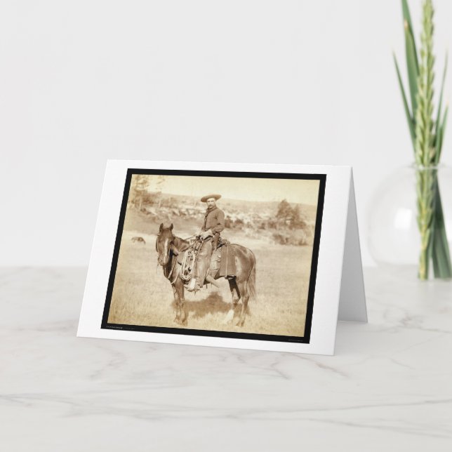 Cowboyen SD 1887 Kort (Framsida)