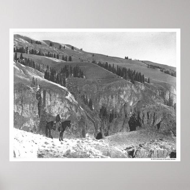 Cowboyen skildes från sin besättning. poster (Framsidan)