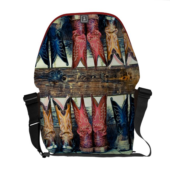 Cowboyen startar messenger bag (Öppen Baksida)