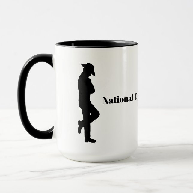Cowboyens nationella dag-mugg mugg (Vänster)